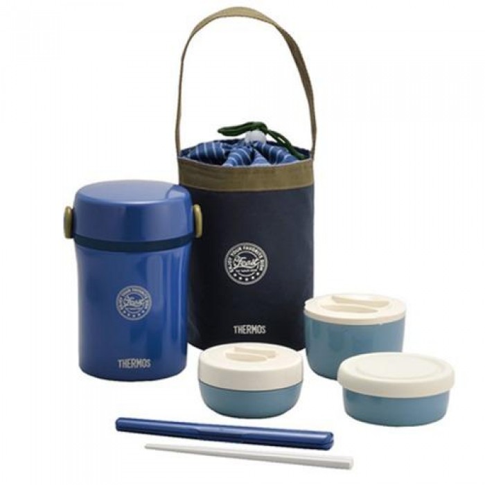 Thermos 600ml Lifestyle Lunch Jar With Bag JBC801